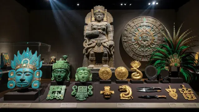 Aztec Treasures and Features: How Ancient Aztec Artifacts, Pre-Columbian Relics, and Mesoamerican Gold Tell the Story of Mesoamerica